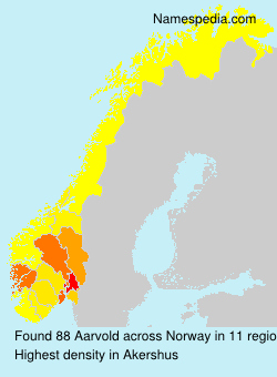 Surname Aarvold in Norway Surname Aarvold in Norway