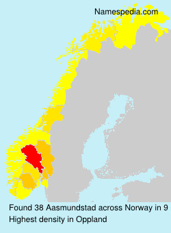 Surname Aasmundstad in Norway Surname Aasmundstad in Norway