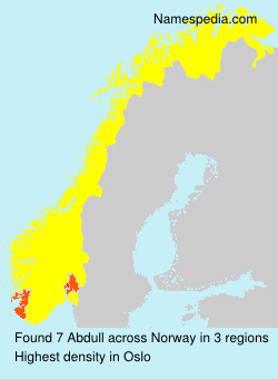 Surname Abdull in Norway Surname Abdull in Norway