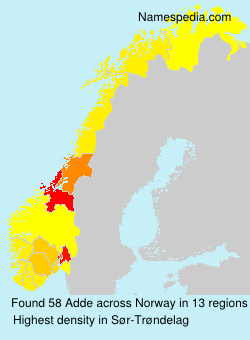 Surname Adde in Norway Surname Adde in Norway