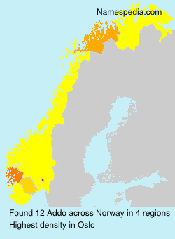 Surname Addo in Norway Surname Addo in Norway