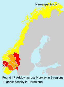 Surname Addow in Norway Surname Addow in Norway