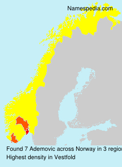 Surname Ademovic in Norway Surname Ademovic in Norway