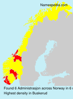 Surname Administrasjon in Norway Surname Administrasjon in Norway