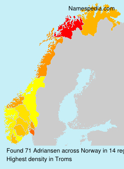 Surname Adriansen in Norway Surname Adriansen in Norway