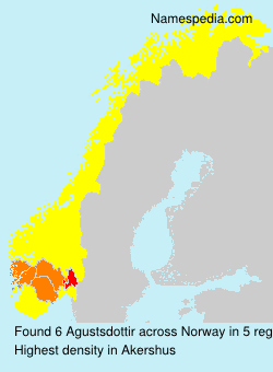 Surname Agustsdottir in Norway Surname Agustsdottir in Norway
