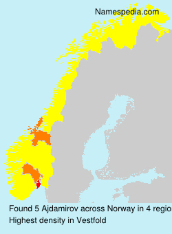 Surname Ajdamirov in Norway Surname Ajdamirov in Norway