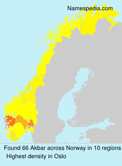 Surname Akbar in Norway Surname Akbar in Norway