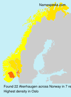 Surname Akerhaugen in Norway Surname Akerhaugen in Norway