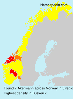 Surname Akermann in Norway Surname Akermann in Norway