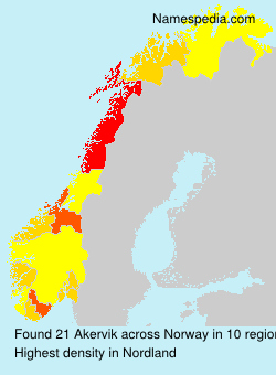 Surname Akervik in Norway Surname Akervik in Norway