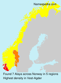 Surname Alaya in Norway Surname Alaya in Norway