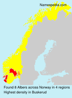 Surname Albers in Norway Surname Albers in Norway