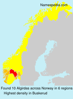 Surname Algirdas in Norway Surname Algirdas in Norway