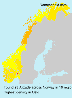 Surname Alizade in Norway Surname Alizade in Norway