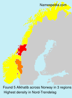 Surname Alkhatib in Norway Surname Alkhatib in Norway