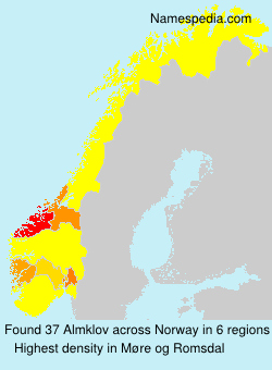 Surname Almklov in Norway Surname Almklov in Norway