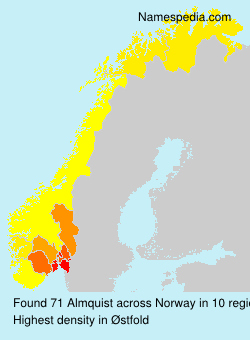 Surname Almquist in Norway Surname Almquist in Norway
