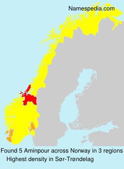 Surname Aminpour in Norway Surname Aminpour in Norway