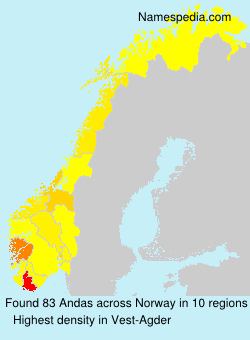 Surname Andas in Norway Surname Andas in Norway