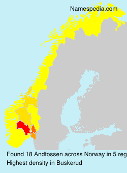 Surname Andfossen in Norway