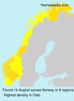 Surname Anghel in Norway Surname Anghel in Norway
