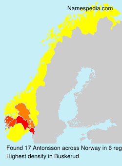 Surname Antonsson in Norway Surname Antonsson in Norway