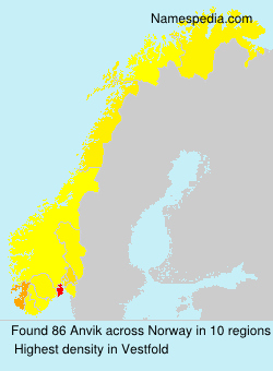 Surname Anvik in Norway Surname Anvik in Norway