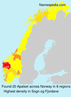 Surname Apalset in Norway Surname Apalset in Norway