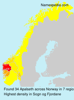 Surname Apalseth in Norway Surname Apalseth in Norway