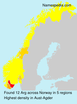 Surname Arg in Norway Surname Arg in Norway