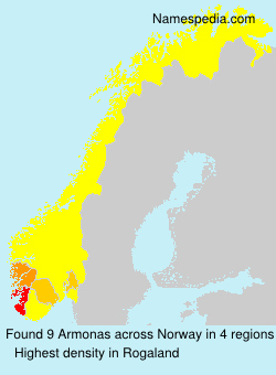 Surname Armonas in Norway