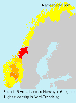 Surname Arndal in Norway Surname Arndal in Norway