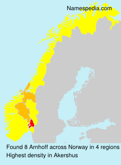 Surname Arnhoff in Norway