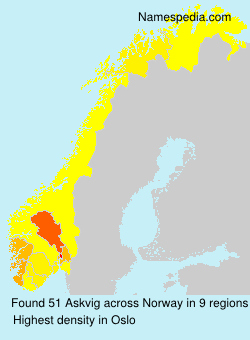 Surname Askvig in Norway Surname Askvig in Norway