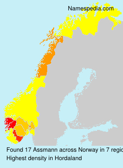 Surname Assmann in Norway Surname Assmann in Norway