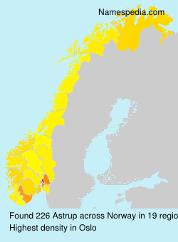 Surname Astrup in Norway Surname Astrup in Norway
