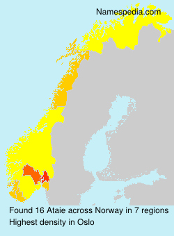 Surname Ataie in Norway