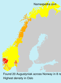 Surname Augustyniak in Norway Surname Augustyniak in Norway