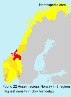 Surname Auseth in Norway Surname Auseth in Norway