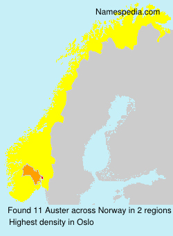 Surname Auster in Norway Surname Auster in Norway