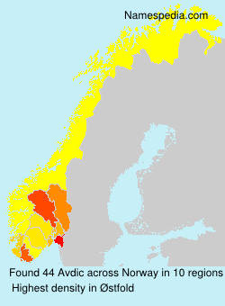 Surname Avdic in Norway Surname Avdic in Norway