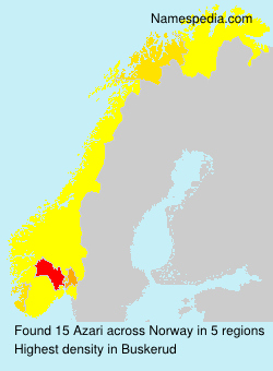 Surname Azari in Norway