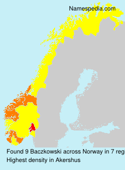 Surname Baczkowski in Norway Surname Baczkowski in Norway