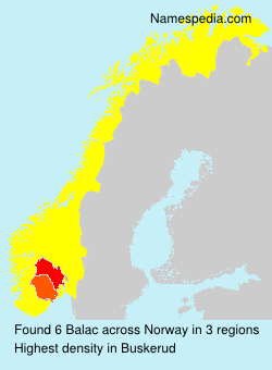 Surname Balac in Norway Surname Balac in Norway