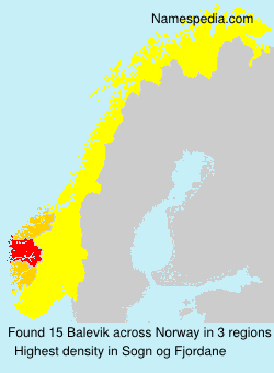 Surname Balevik in Norway Surname Balevik in Norway