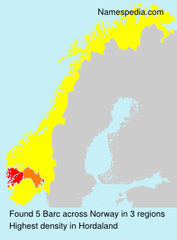 Surname Barc in Norway Surname Barc in Norway