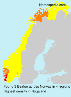 Surname Beaton in Norway Surname Beaton in Norway