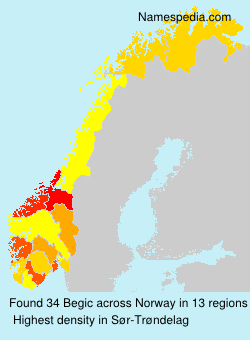 Surname Begic in Norway Surname Begic in Norway