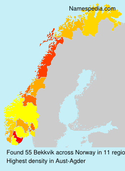 Surname Bekkvik in Norway Surname Bekkvik in Norway